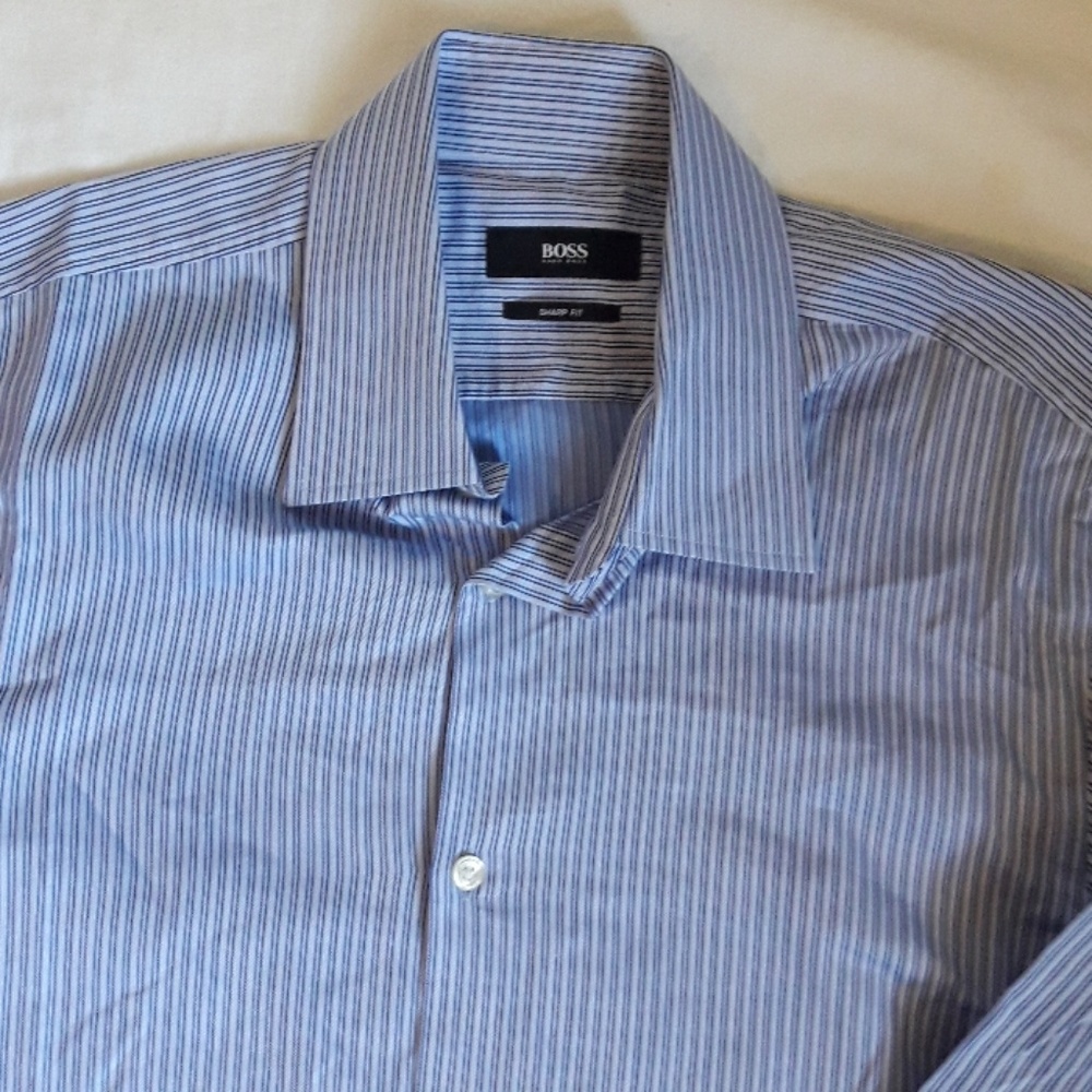 Boss blue shirt size med